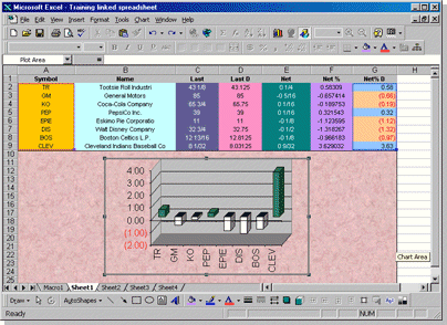 Hot Link to Excel